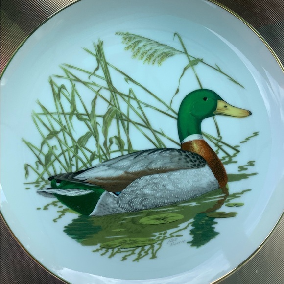 Vintage Ned Smith Waterfowl 4 Plates set. - Picture 1 of 6